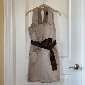 BCBG Tan Mini Dress Size 4